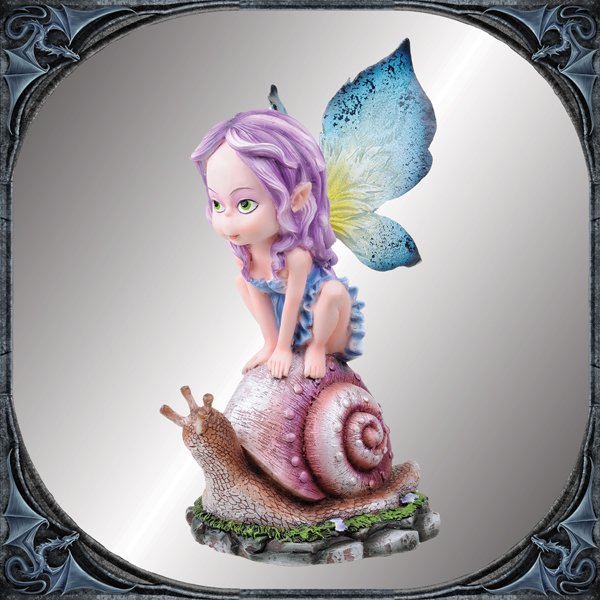 Baby fairy with snail