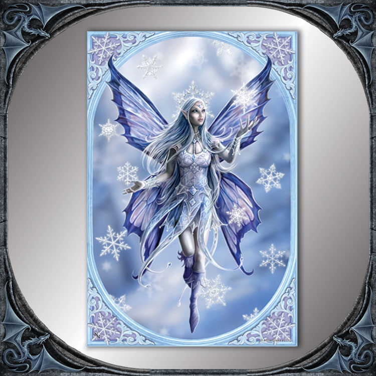 "Snow Fairy" medium art tile