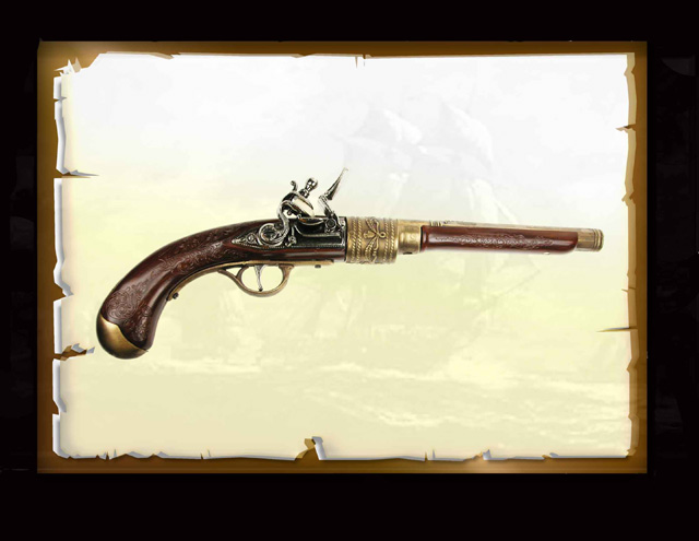 Long Flintlock Pistol