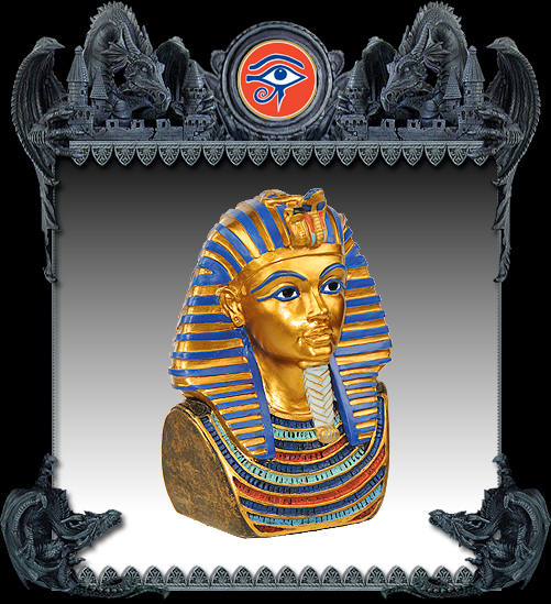 "Tutankhamun's" golden mask - small