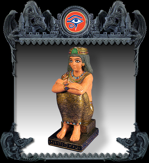 Egyptian candleholder