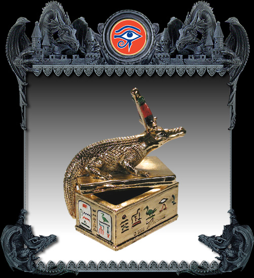 "Sobek" trinket box