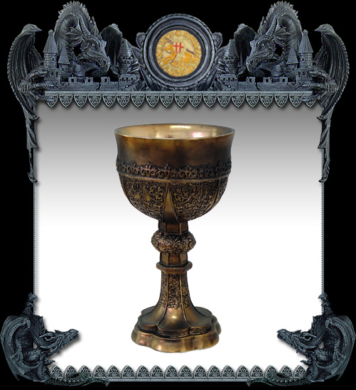 Holy Grail candle stand