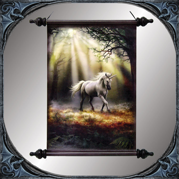 "Glimpse of a Unicorn" pvc scroll