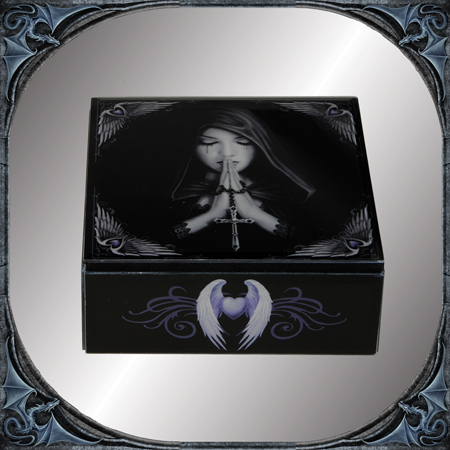 "Gothic Prayer" glass box
