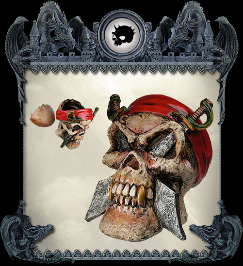 "Pirate Skull" Ashtray box